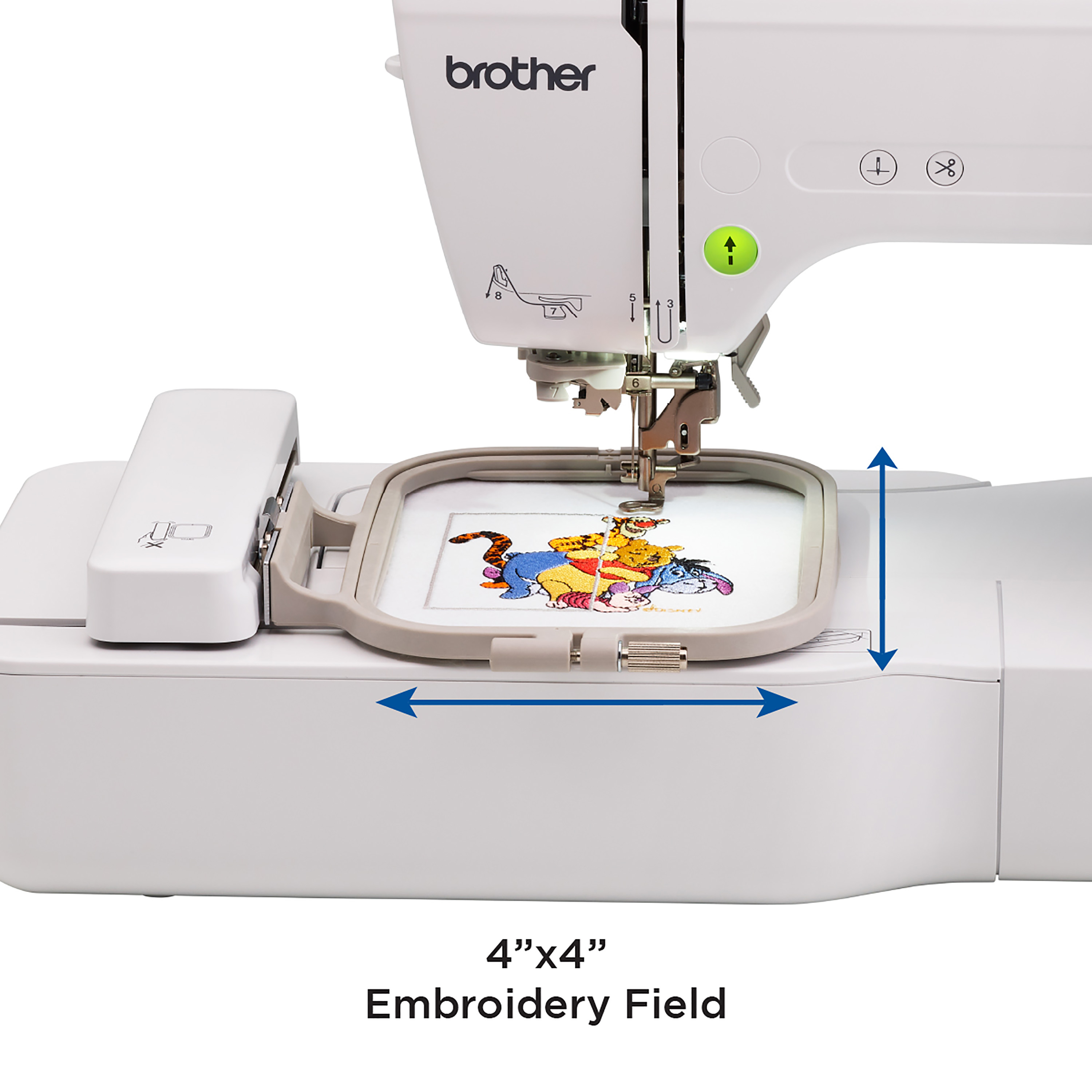 Brother PE550D  4 in x 4 in Embroidery Machine with Disney Designs -  Brother
