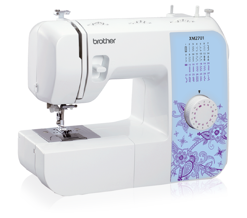 Brother Sewing Xm2701 27 Stitches Full-Featured Sewing Machine Clear