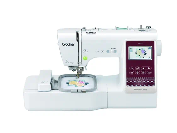 Brother LB5000 Sewing and Embroidery Machine, 80 Built-in Designs, 103  Built-in Stitches, Computerized, 4 x 4 Hoop Area, 3.7 LCD Touchscreen  Display, 7 Included Feet 