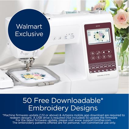Brother SE630 Sewing and Embroidery Machine with Sew Smart LCD