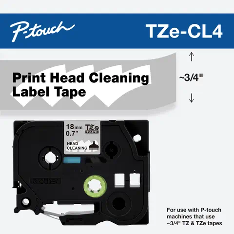 Photos - Other consumables Brother P-Touch 18mm  TZ Cleaning tape - approx 100 uses TZECL4 (0.7")