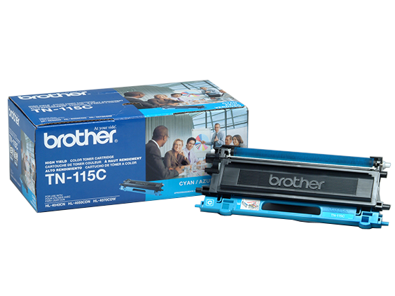 

Brother High-yield Toner, Cyan, Yields approx 4,000 pages