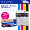 Brother MFC-L3780CDW and Brother Refresh Subscription: Subscribe & Save up to 50% and never worry about running out of Brother Genuine Toner again! Free Trial + Special Bonus with Refresh EZ Print Subscription