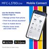 Brother MFC-L3780CDW and Mobile Connect: Use the Brother Mobile Connect App to manage printer from phone, print from almost anywhere, scan to mobile device, monitor toner levels and order more. Download on the Apple App Store; Get it on Google Play