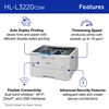 Brother HL-L3220CDW Features: Auto duplex printing saves time and paper with efficient double-sided printing; Timesaving Speed produces prints with speeds up to 19 ppm; Flexible connectivity with dual-band wireless, Wi-Fi Direct, and USB interfaces; Advanced security features safeguard data and create secure connections 