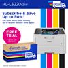 Brother HL-L3220CDW and Brother Refresh Subscription: Subscribe & Save up to 50% and never worry about running out of Brother Genuine Toner again! Free Trial + Special Bonus with Refresh EZ Print Subscription 