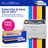 Brother HL-L3295CDW and Brother Refresh Subscription: Subscribe & Save up to 50% and never worry about running out of Brother Genuine Toner again! Free Trial + Special Bonus with Refresh EZ Print Subscription 