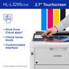 Brother HL-L3295CDW 2.7” Touchscreen: Print from Cloud apps, check toner levels, customizable interface 