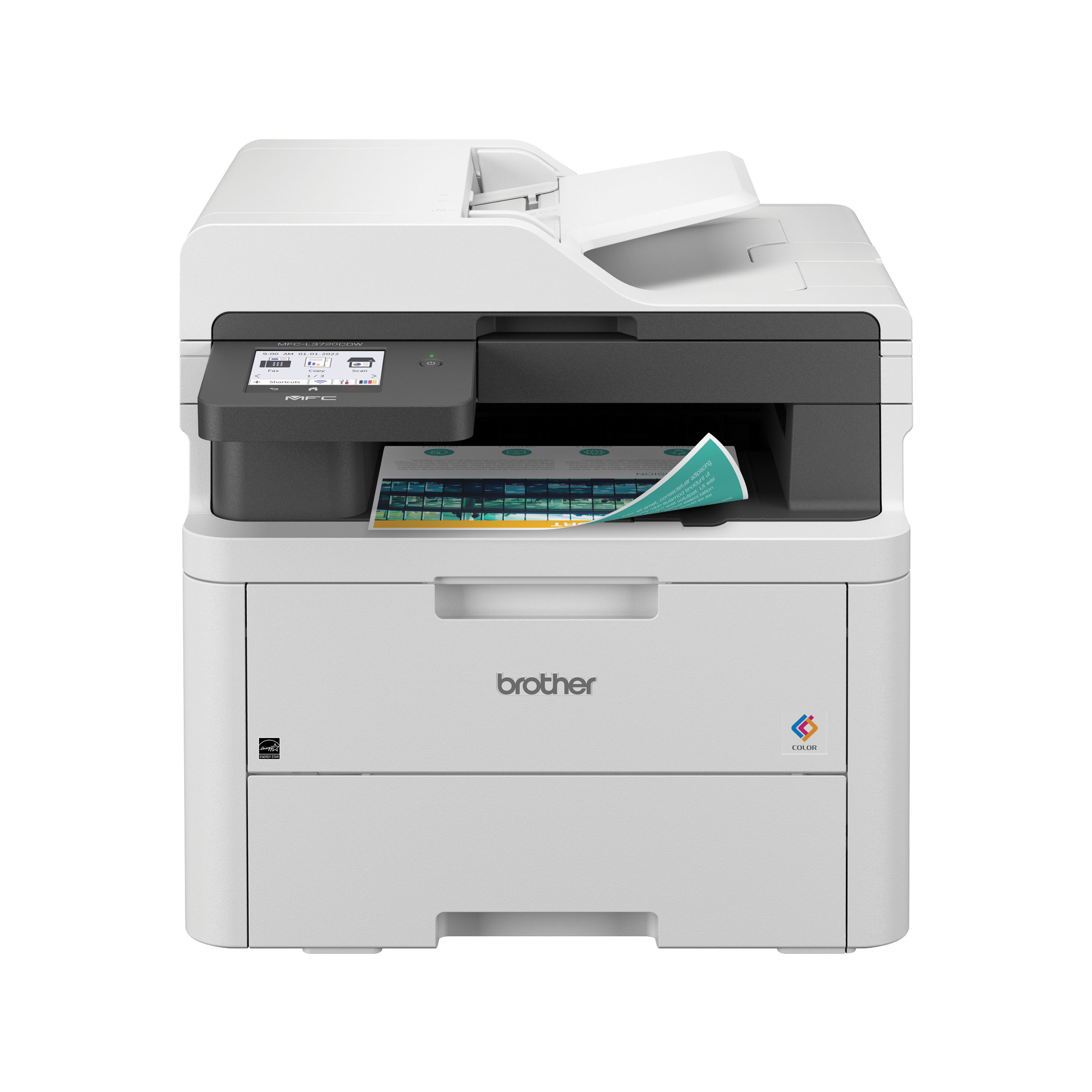 

Brother Digital Color All-in-One Printer with Copy, Scan and Fax, Duplex and Mobile Printing, Refresh Subscription Ready