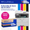Brother MFC-L3720CDW and Brother Refresh Subscription: Subscribe & Save up to 50% and never worry about running out of Brother Genuine Toner again! Free Trial + Special Bonus with Refresh EZ Print Subscription 