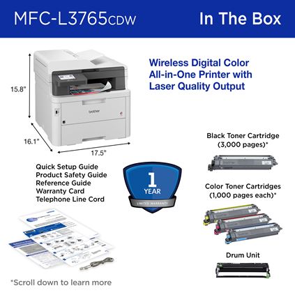 Brother MFC-L3750CDW LED Printer - Imprimante Pro