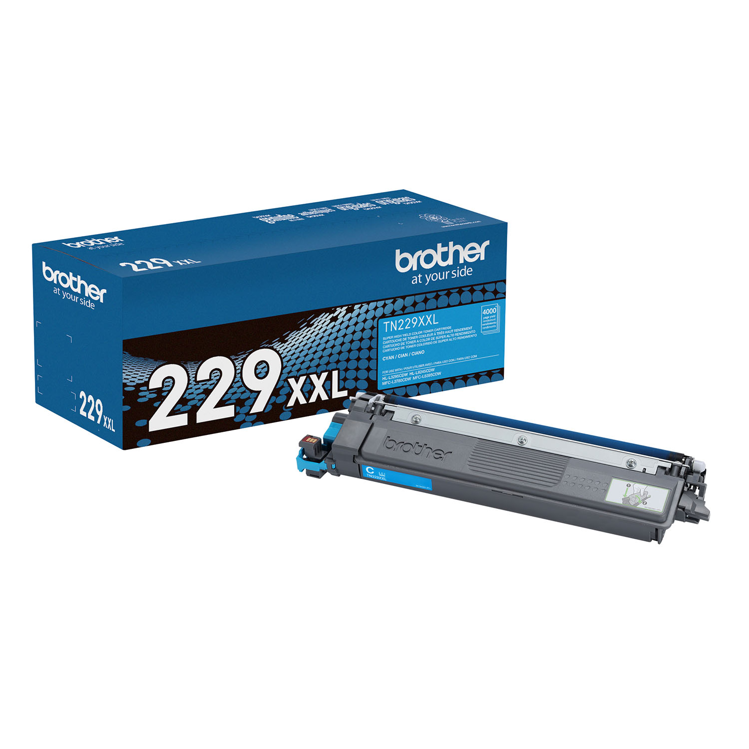 Photos - Ink & Toner Cartridge Brother Super High Yield Toner, Cyan, Yields approx 4,000 pages TN229XXLC 