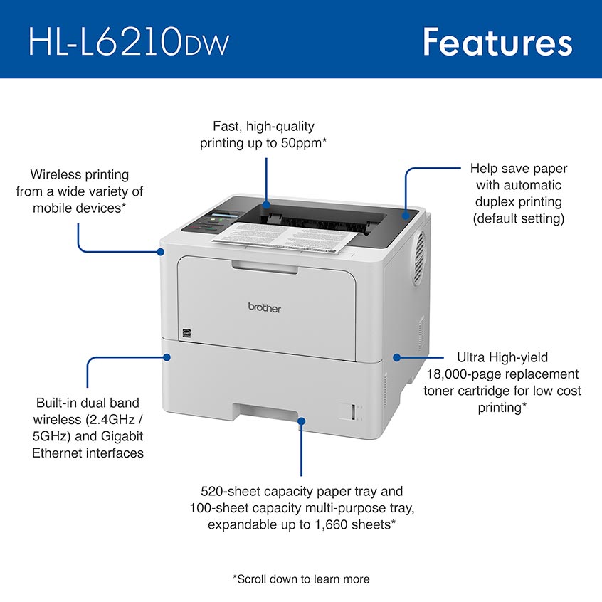 ALOHA104ページ HL-L6210DW | PrintersAIOs | By Brother