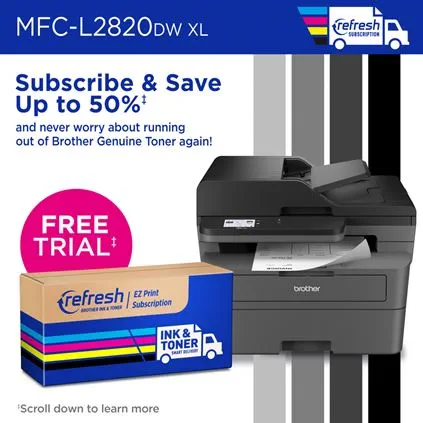 Brother MFC-L2827DW - Imprimante multifonctions - Noir et blanc - laser -  A4/Legal (support) - jusqu'à 32 ppm (copie) - jusqu'à 32 ppm (impression) -  250 feuilles - 33.6 Kbits/s - USB