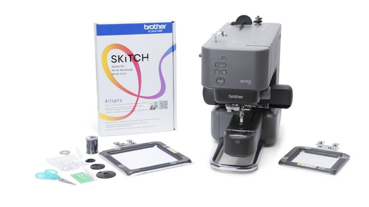 Brother Skitch PP-1 Embroidery Machine with Artspira App Black Skitch PP-1  - Best Buy
