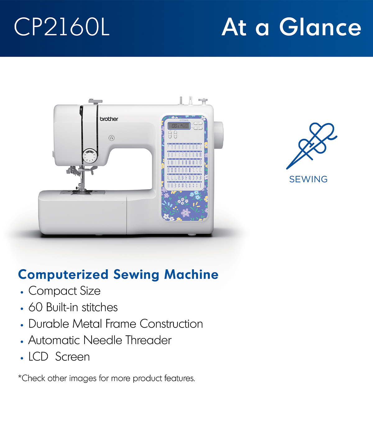 CP2160L | HomeSewingEmbroidery | By Brother