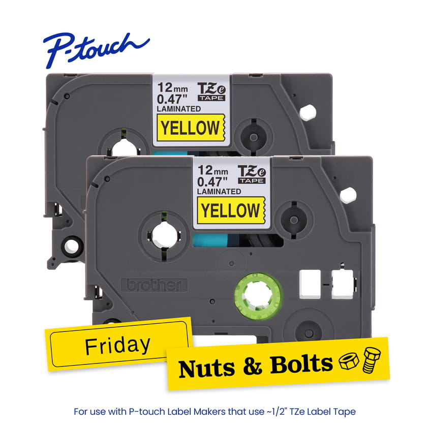 TZE6312PK | LabelMakersPrinters | By Brother