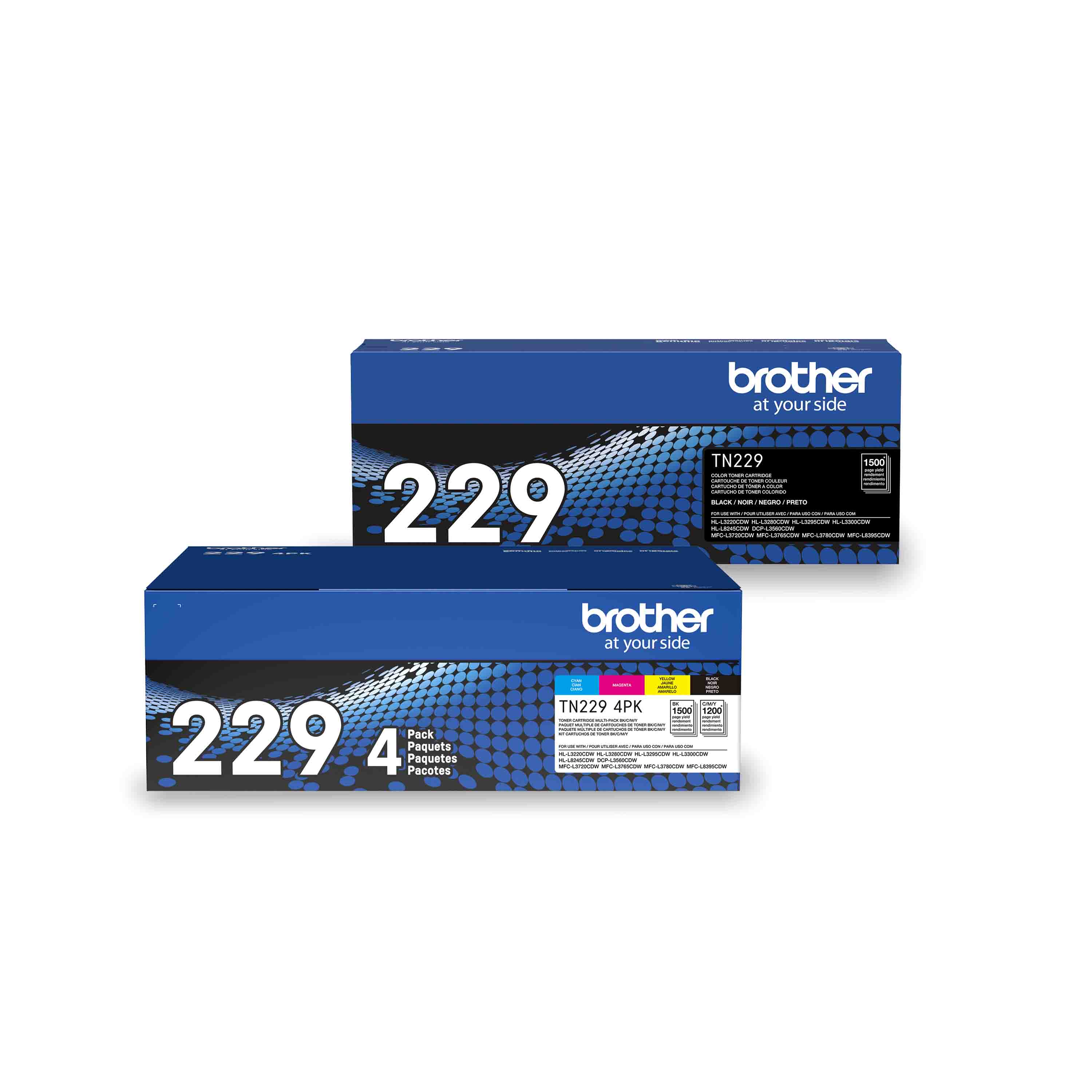 

Brother Standard Yield TN229 5PK Toner Bundle