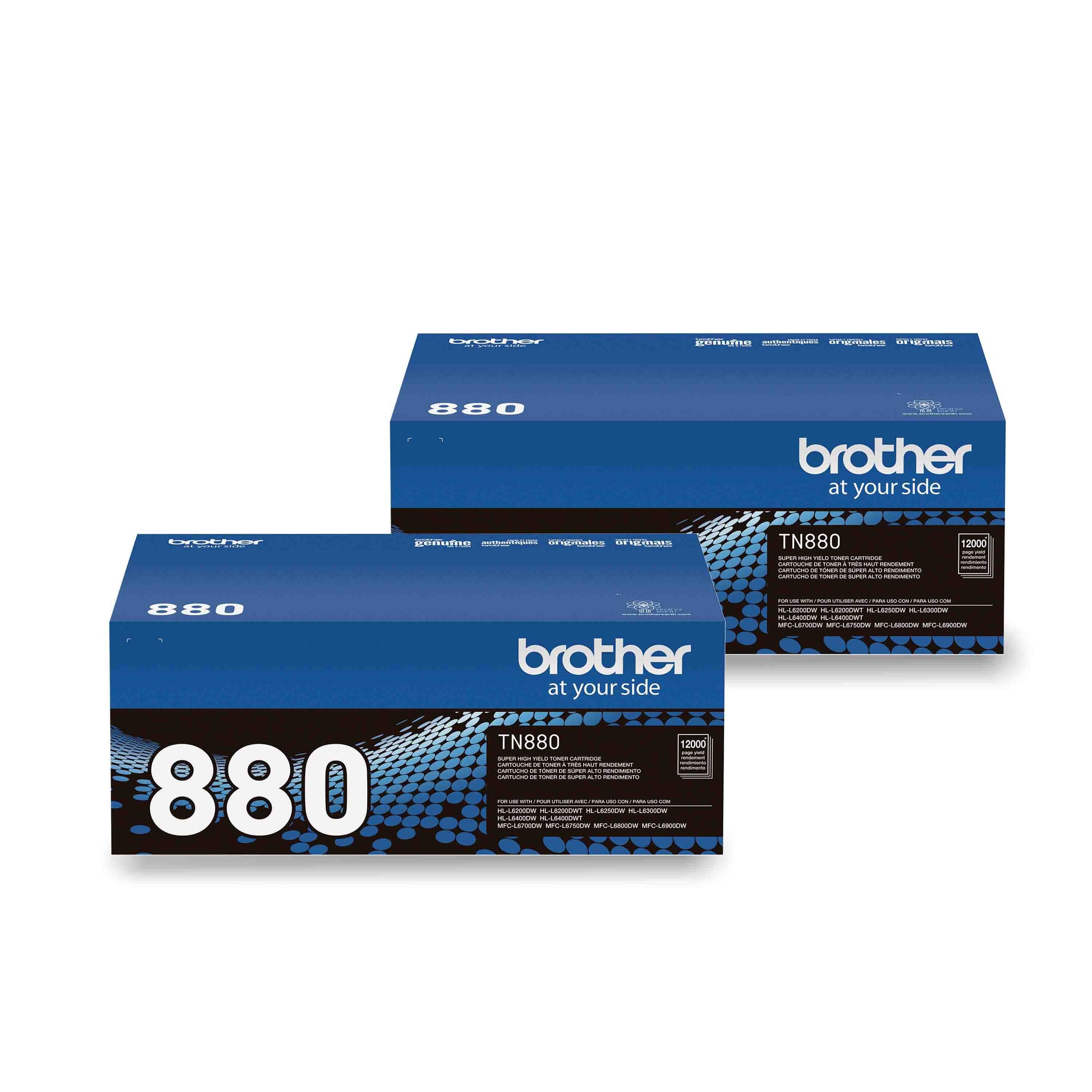 

Brother Super High Yield TN880 2PK Toner Bundle