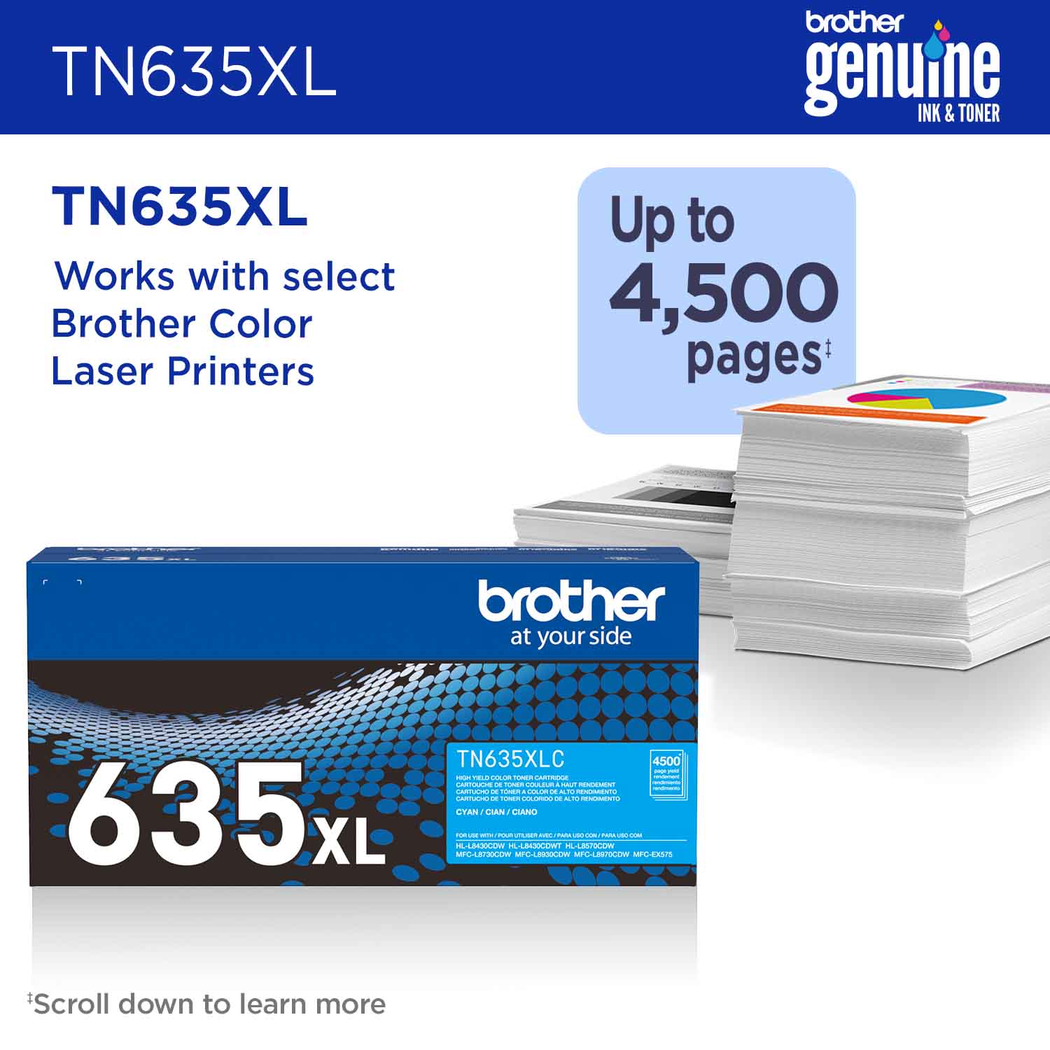TN635XLC | By Brother