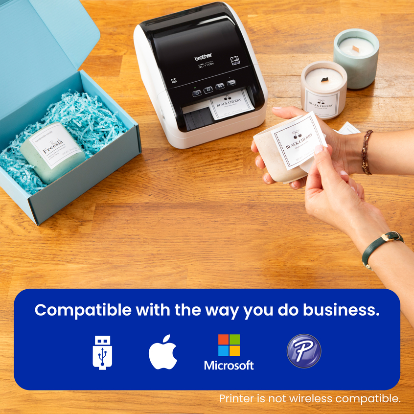Brother QL-1100cv4 Bundle Pack | MobilePrintersLabelers | By Brother
