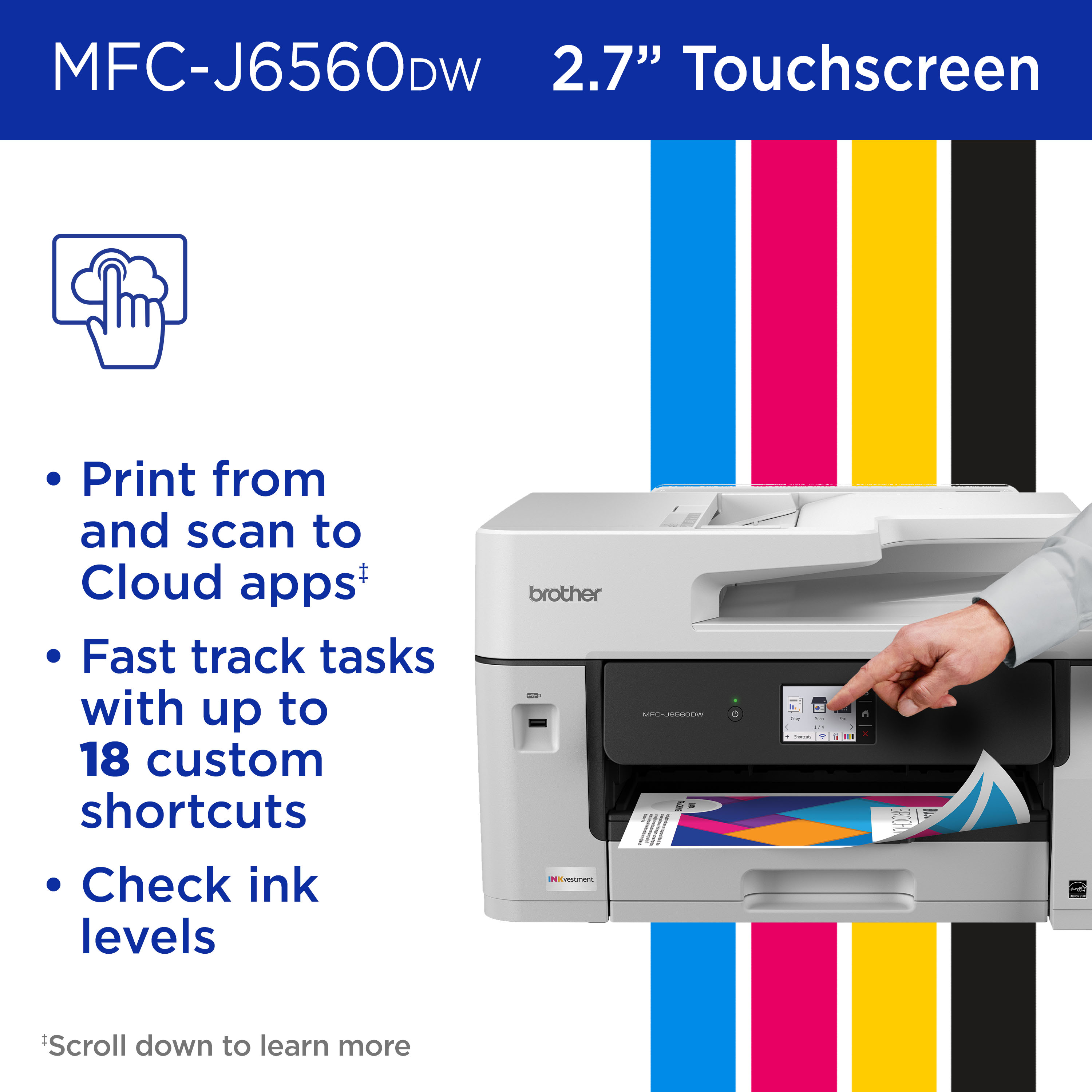 MFC-J6560DW | PrintersAIOs | PrintersAIOsFaxMachines | By Brother