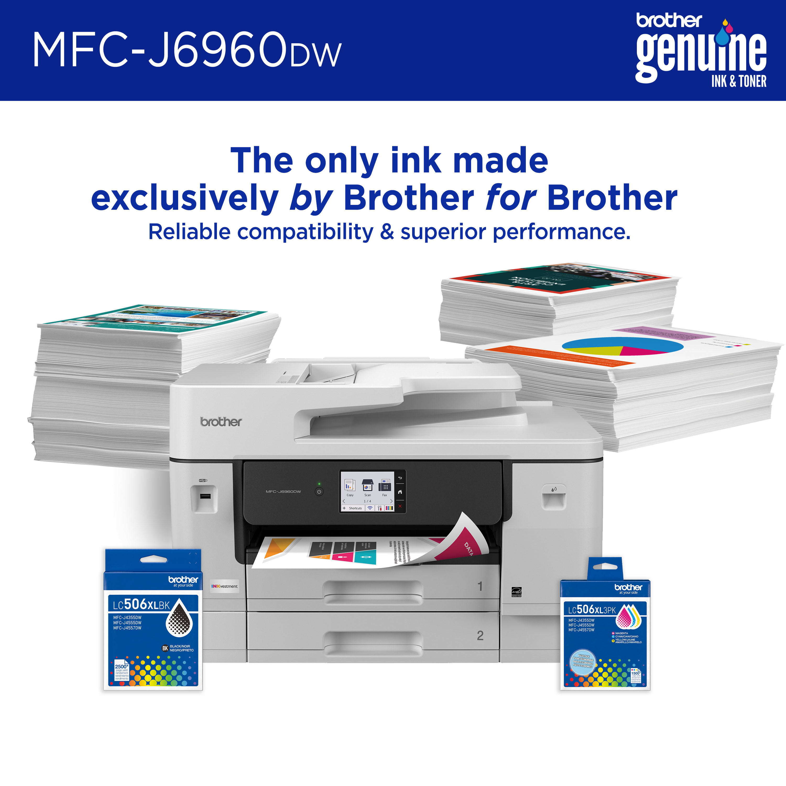 MFC-J6960DW | PrintersAIOs | PrintersAIOsFaxMachines | By Brother