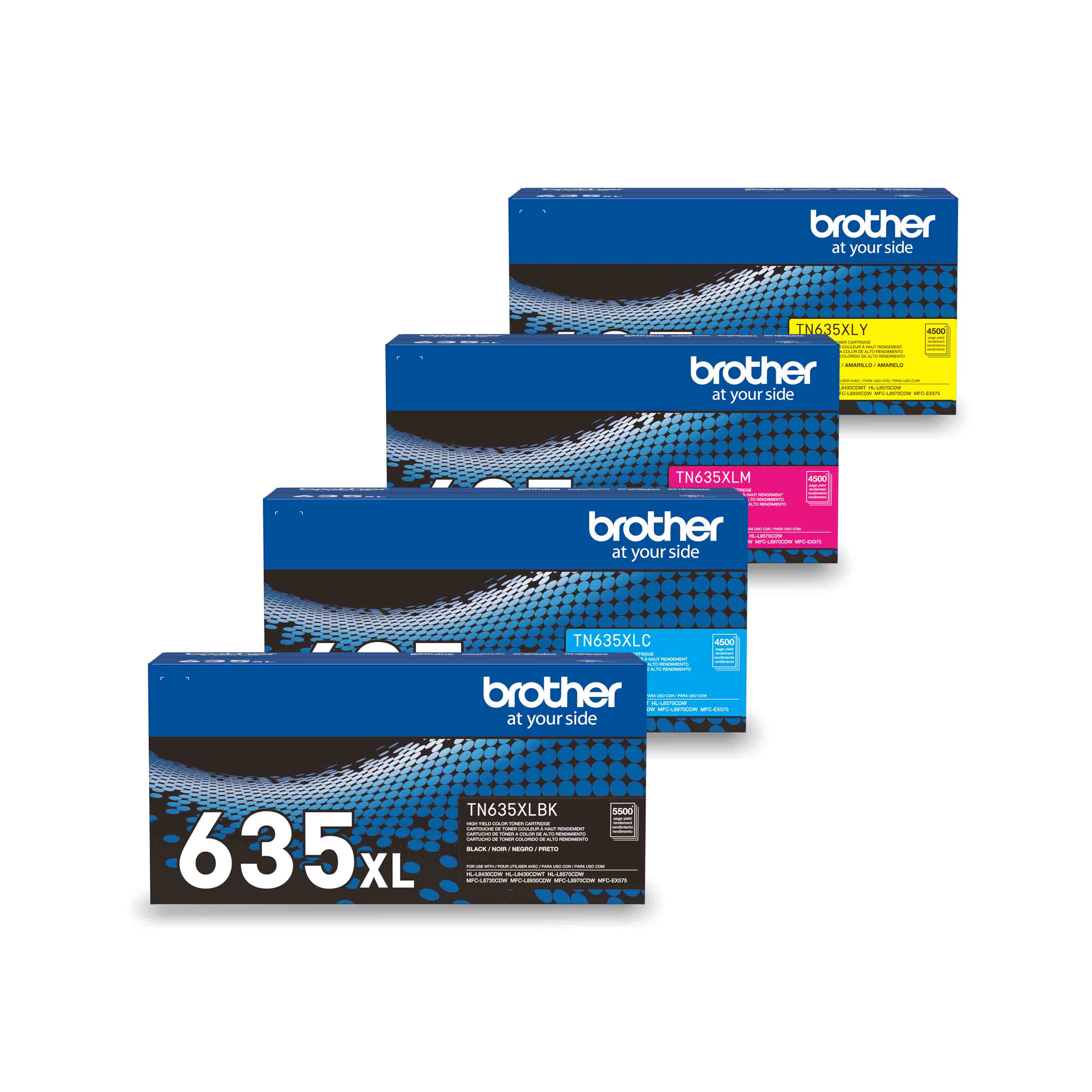 TN635XL 4PK Toner Bundle | By Brother