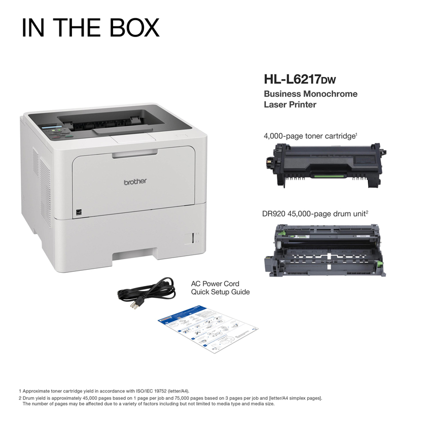 HL-L6217DW | PrintersAIOs | PrintersAIOsFaxMachines | By Brother