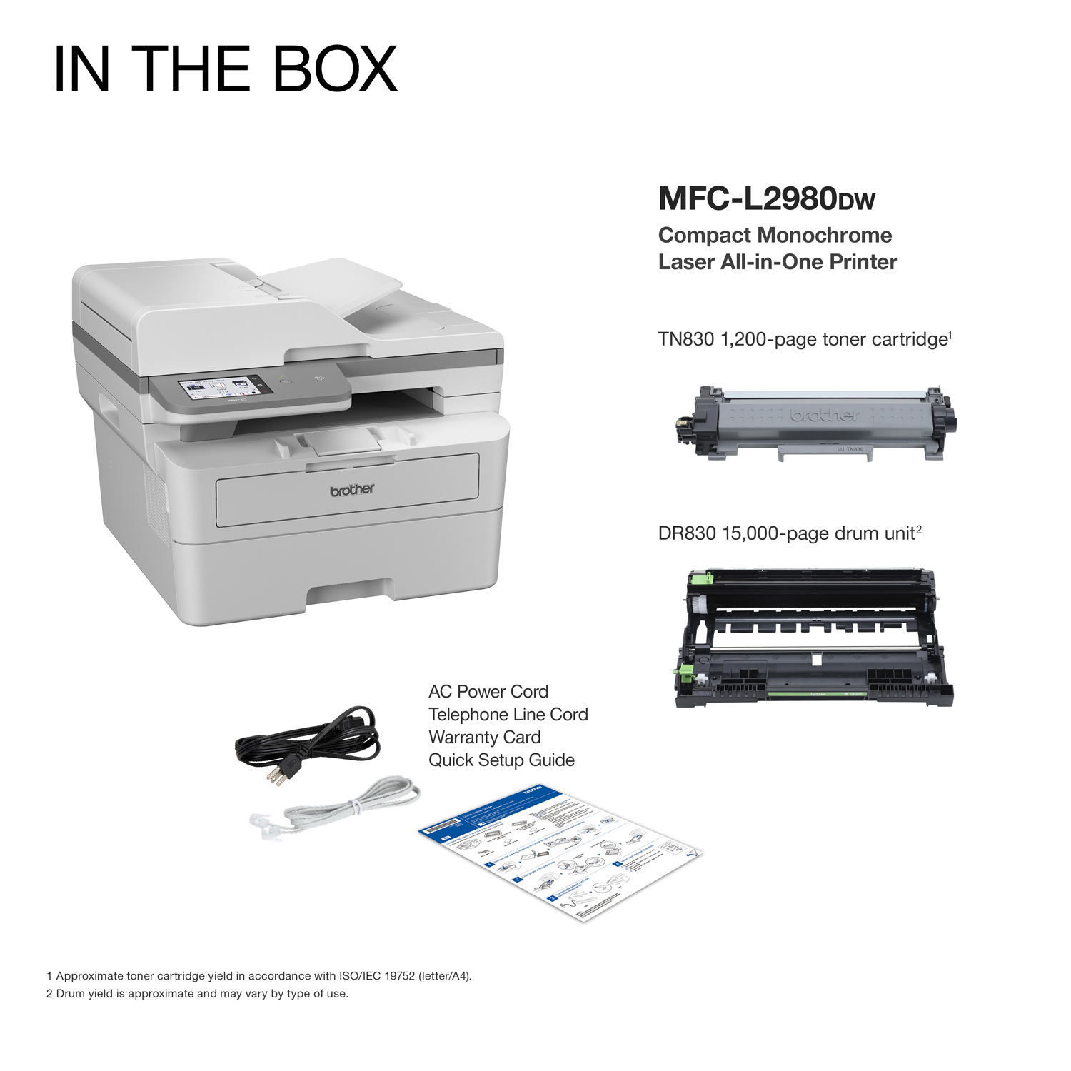 MFC-L2980DW | PrintersAIOs | PrintersAIOsFaxMachines | By Brother