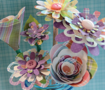 mixedmedia-flowerbouquet