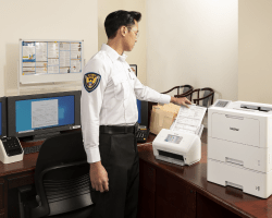 Officer Printing on Brother Printer 