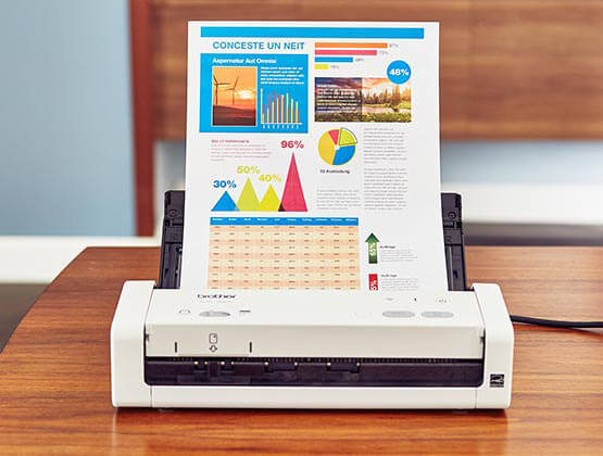 ADS-1200 Brother Easy-to-Use Compact Desktop Scanner Home Office or On-The-Go Professionals Fast Scan Speeds Ideal for Home 