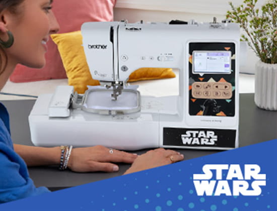 Brother LB5500S Sewing machine with Start Wars Logo