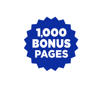 1000 bonus pages