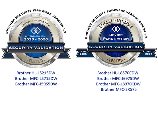 Security Validation for Brother printers