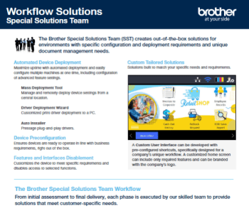 Brother Special Solutions Brochure