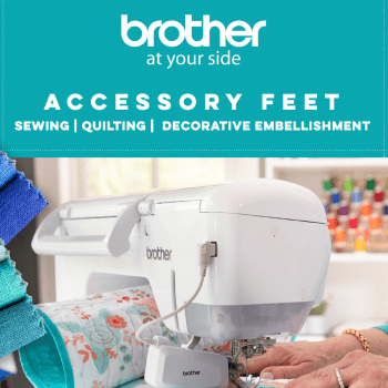 Explore the Capabilities Brother Genuine Accessories can bring to your sewing skills.