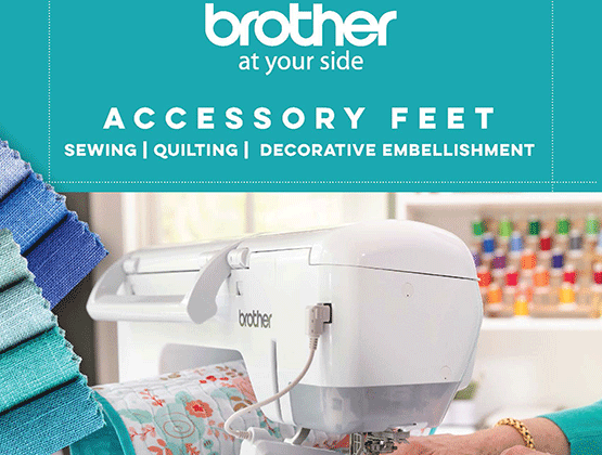 accessory feet for sewing quiliting and decorative embellishment | Brother