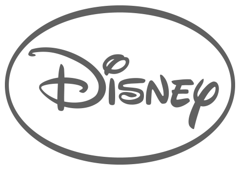 Disney logo in grey