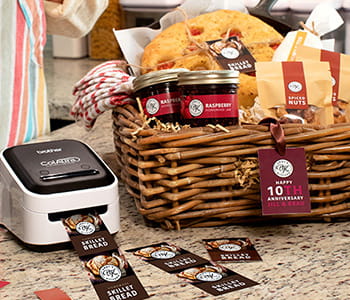 ColAura with basket full of images