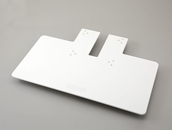 Silhouette of PR1X wide table accessory.