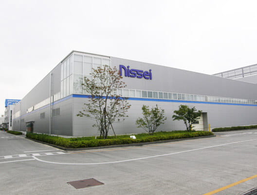 Exterior of Nissei building in Japan