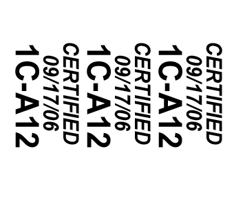 Cable wrap certified labels