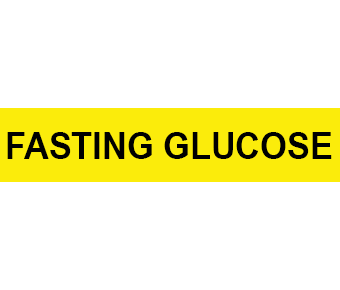 Fasting glucose label