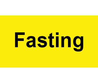 Fasting label