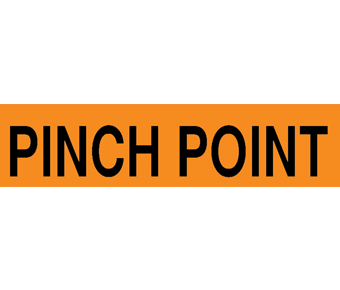 Pinch point label