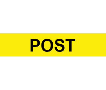 post label