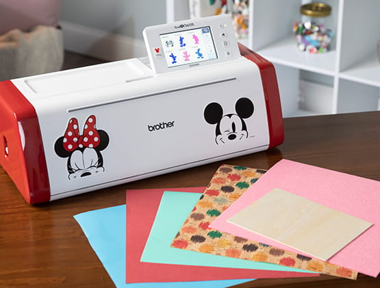 Brother ScanNCut DX SDX230Di Disney Cutting Machine, Includes 152 Built-in  Disney Designs for Vinyl, Paper Crafting, and More