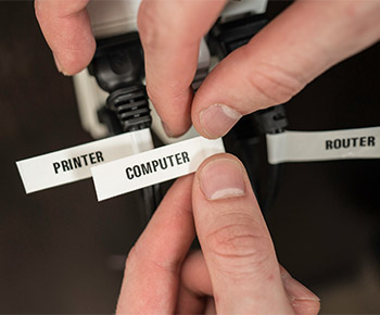 P-touch Labels for Cable Management and DIY Wire Organization - Brother